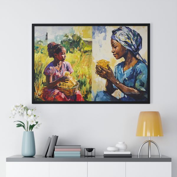 Cultural Celebration Framed Poster, African Art Wall Decor, Kitchen Wall Art, Home Decor, Gift for Her - Image 8