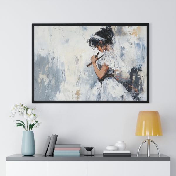 Elegant Musician Framed Art Print, Home Decor, Wall Art, Gift for Music Lovers, Artistic Poster, Modern Living Room Decor - Image 8