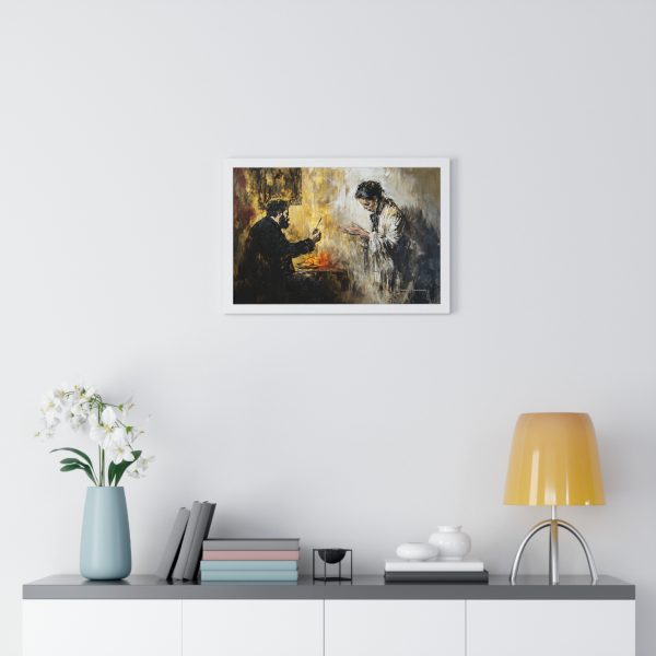 Artistic Framed Poster, Elegant Wall Decor, Living Room Artwork, Gift for Art Lovers, Cozy Home Aesthetic - Image 5