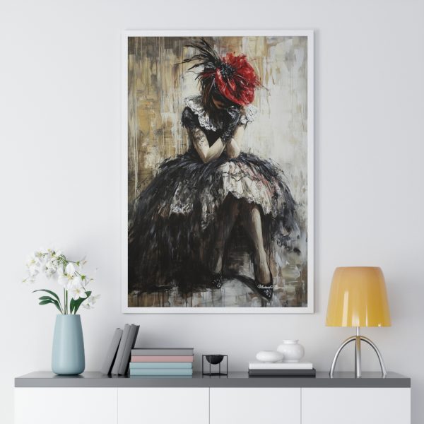 Elegant Art Deco Framed Poster, Vintage Wall Decor, Fashion Illustration, Stylish Home Accent, Unique Gift Idea - Image 5