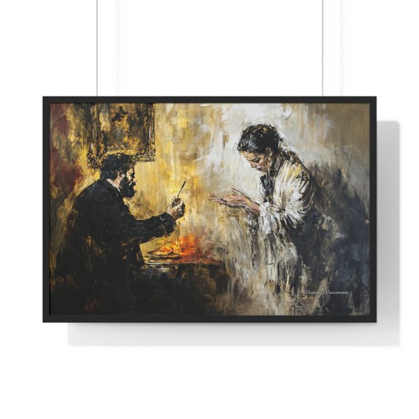 Artistic Framed Poster, Elegant Wall Decor, Living Room Artwork, Gift for Art Lovers, Cozy Home Aesthetic - Image 7