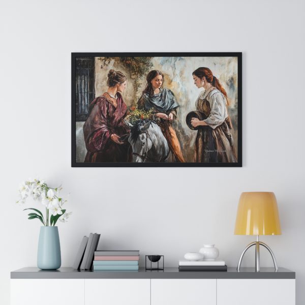 Framed Art Print, Elegant Wall Decor, Home Aesthetic, Gift for Her, Vintage Style Art - Image 14