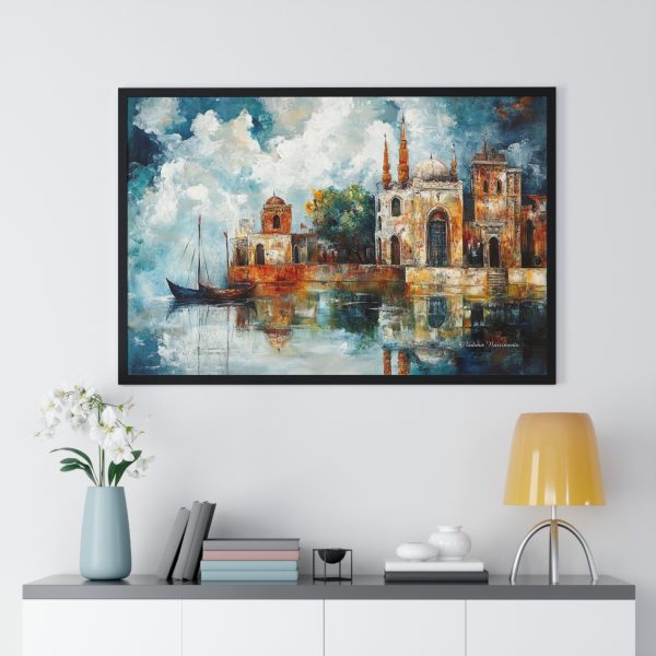Serene Landscape Framed Poster, Art Decor, Wall Art, Home Decoration, Gifts for Art Lovers, Coastal Home Decor, Meditation Space - Image 8