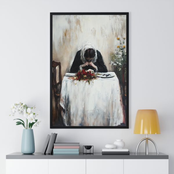 Emotive Framed Poster Print, Nostalgic Home Decor, Art for Reflection, Gift for Art Lovers, Wall Art for Modern Spaces - Image 2