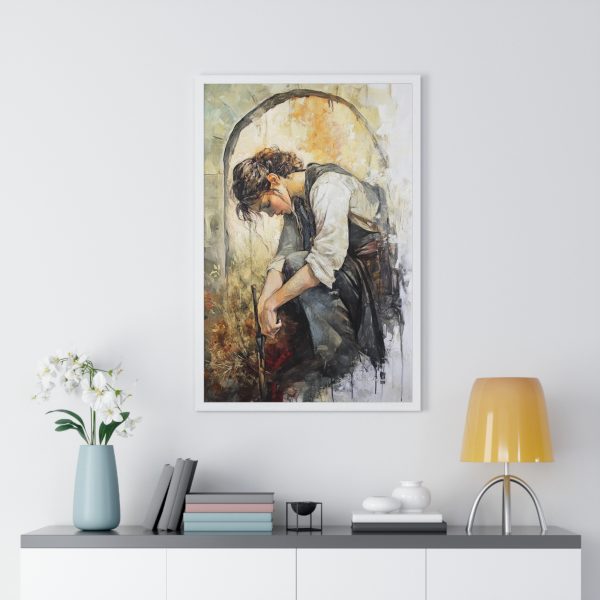 Artistic Vertical Framed Poster, Home Decor, Inspirational Wall Art, Gift for Art Lovers, Unique Art Print - Image 11