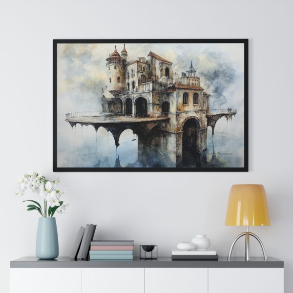 Whimsical Castle Horizontal Framed Poster – Enchanting Wall Art for Home Décor, Gift for Art Lovers, Cozy Living Room, Unique Birthday [...] - Image 8