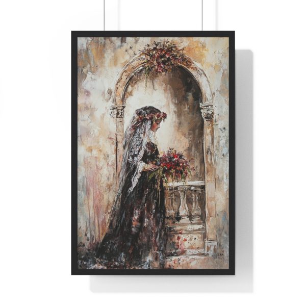 Elegant Wedding Vertical Framed Poster, Bridal Art Print, Home Decor, Wall Art, Romantic Gift, Wedding Decor - Image 7