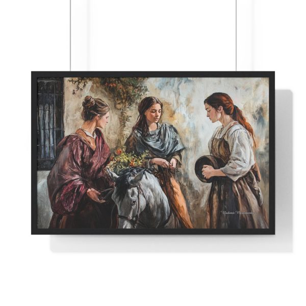 Framed Art Print, Elegant Wall Decor, Home Aesthetic, Gift for Her, Vintage Style Art - Image 13