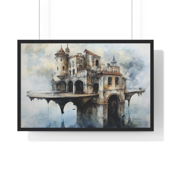 Whimsical Castle Horizontal Framed Poster – Enchanting Wall Art for Home Décor, Gift for Art Lovers, Cozy Living Room, Unique Birthday [...] - Image 13