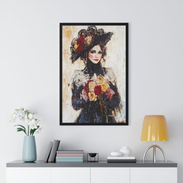 Elegant Vintage Art Poster, Framed Wall Decor, Romantic Gift, Home Aesthetic, Art Enthusiast Decor, Unique Housewarming Present - Image 8