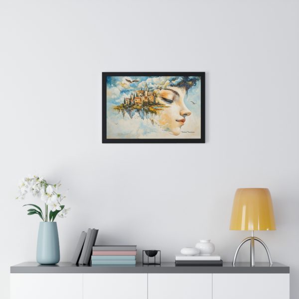 Dreamy Landscape Framed Poster, Art for Home Decor, Wall Art for Living Room, Gift for Art Lovers, Inspirational Artwork - Image 2