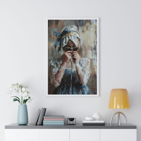 Elegant Vertical Framed Poster, Vintage Art Print, Home Decor, Unique Gift, Wall Art, Art Collectible - Image 11