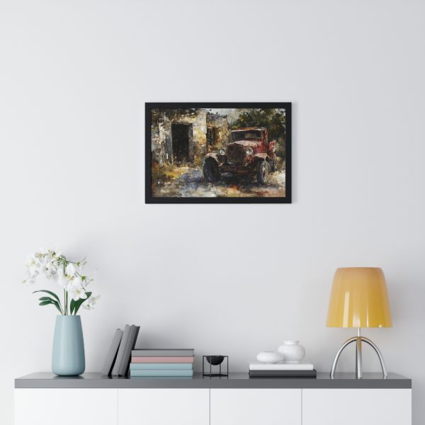 Rustic Vintage Truck Art Print | Farmhouse Decor, Wall Art, Gift for Car Lovers, Country Chic Decorating, Retro Home Accent - Image 2