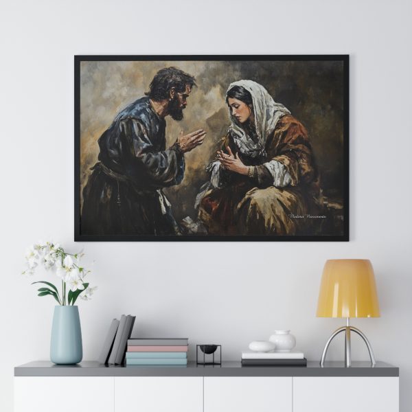 Framed Art Print - Emotional Biblical Scene, Wall Decor, Christian Home Decor, Religious Gift, Office Art - Image 8