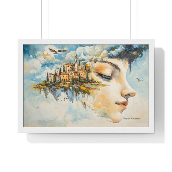 Dreamy Landscape Framed Poster, Art for Home Decor, Wall Art for Living Room, Gift for Art Lovers, Inspirational Artwork - Image 4