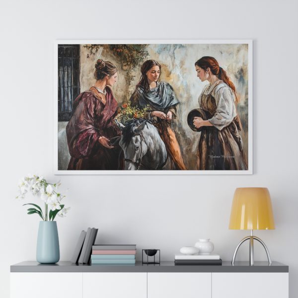 Framed Art Print, Elegant Wall Decor, Home Aesthetic, Gift for Her, Vintage Style Art - Image 11