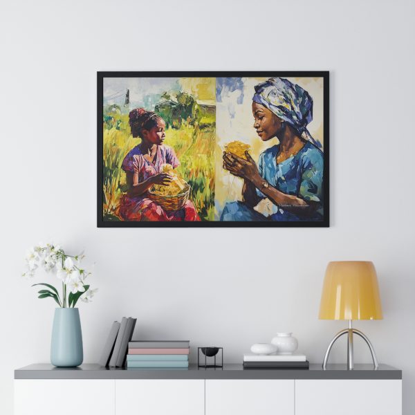 Cultural Celebration Framed Poster, African Art Wall Decor, Kitchen Wall Art, Home Decor, Gift for Her - Image 14