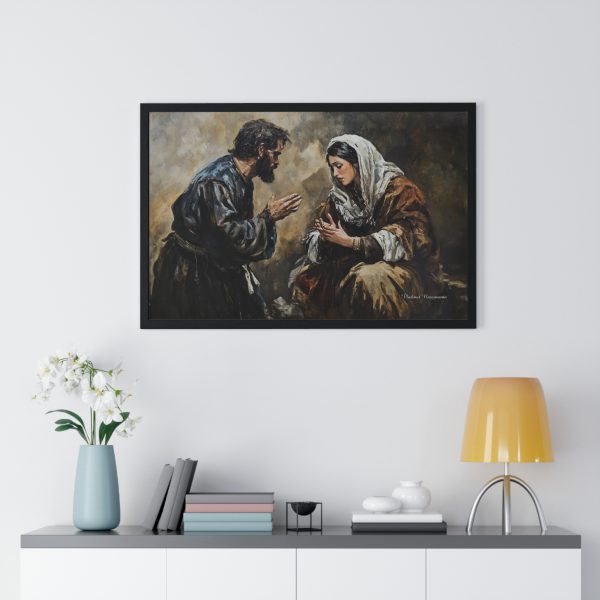Framed Art Print - Emotional Biblical Scene, Wall Decor, Christian Home Decor, Religious Gift, Office Art - Image 14