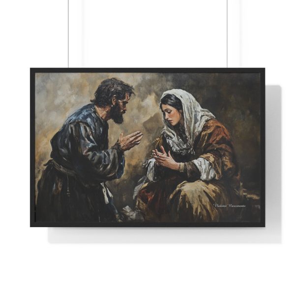 Framed Art Print - Emotional Biblical Scene, Wall Decor, Christian Home Decor, Religious Gift, Office Art - Image 7