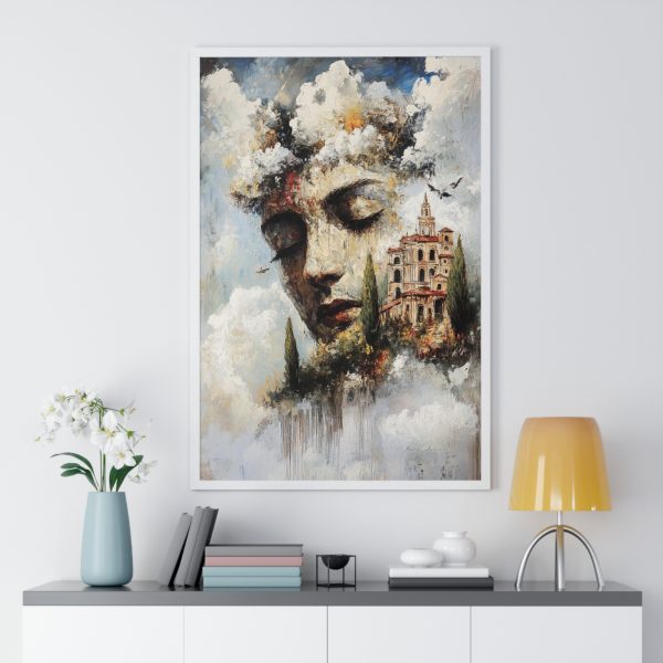 Dreamy Landscape Framed Poster, Inspirational Art Print, Home Decor, Modern Wall Art, Unique Gift for Art Lovers - Image 5