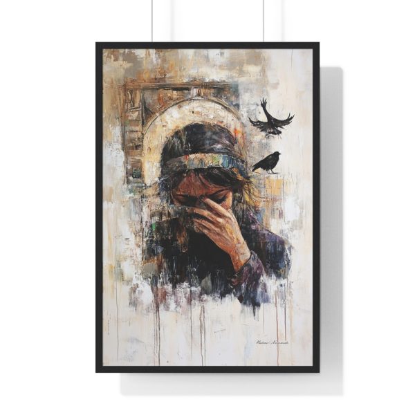 Emotive Art Vertical Framed Poster - Inspirational Home Decor, Wall Art for Living Room, Office Motivational Gift, Modern Design