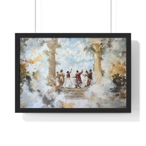 Elegant Historical Framed Poster, Vintage Wall Art, Classical Decor, Gift for Art Lovers, Home Decor, Gallery Wall Accent