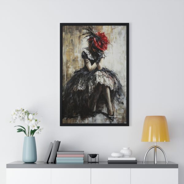 Elegant Art Deco Framed Poster, Vintage Wall Decor, Fashion Illustration, Stylish Home Accent, Unique Gift Idea - Image 8