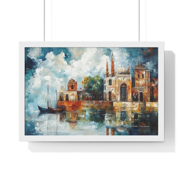 Serene Landscape Framed Poster, Art Decor, Wall Art, Home Decoration, Gifts for Art Lovers, Coastal Home Decor, Meditation Space - Image 4