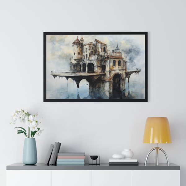 Whimsical Castle Horizontal Framed Poster – Enchanting Wall Art for Home Décor, Gift for Art Lovers, Cozy Living Room, Unique Birthday [...] - Image 14