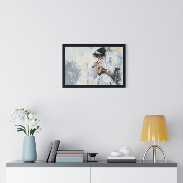 Elegant Musician Framed Art Print, Home Decor, Wall Art, Gift for Music Lovers, Artistic Poster, Modern Living Room Decor - Image 2