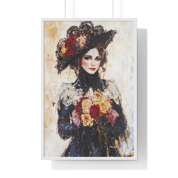 Elegant Vintage Art Poster, Framed Wall Decor, Romantic Gift, Home Aesthetic, Art Enthusiast Decor, Unique Housewarming Present - Image 4