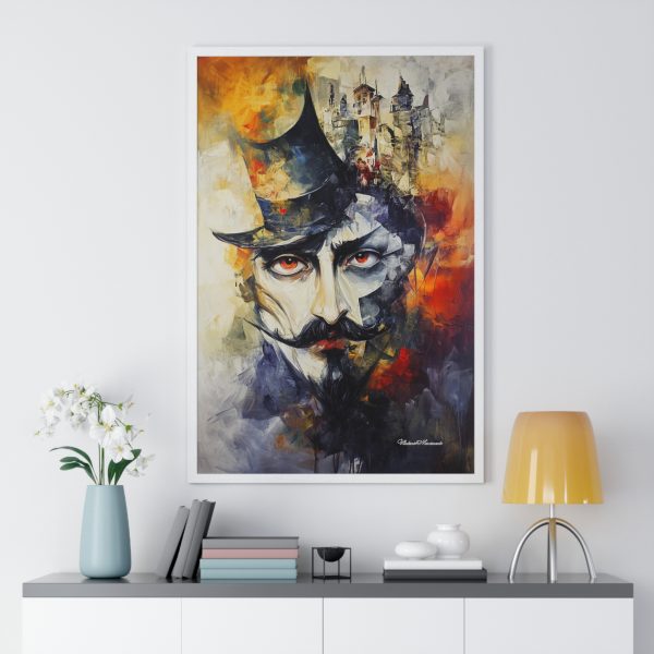 Artistic Framed Wall Poster, Unique Home Décor for Modern Spaces, Perfect Gift for Art Lovers, Stylish Bathroom/Office Decor, Abstract [...] - Image 5