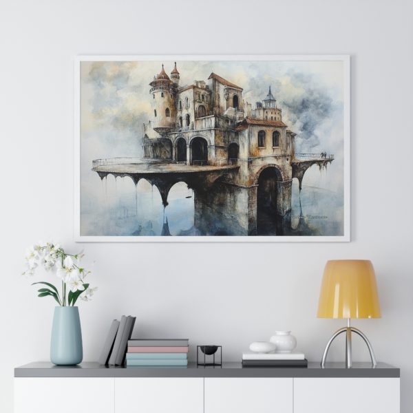 Whimsical Castle Horizontal Framed Poster – Enchanting Wall Art for Home Décor, Gift for Art Lovers, Cozy Living Room, Unique Birthday [...] - Image 11