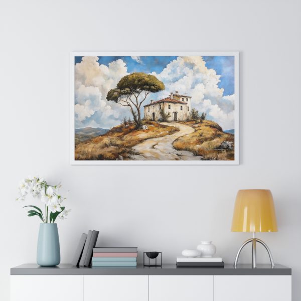 Rustic Landscape Art Print, Framed Wall Decor, Home Decoration, Gift for Nature Lovers, Housewarming Present, Italian Villa Poster - Image 17