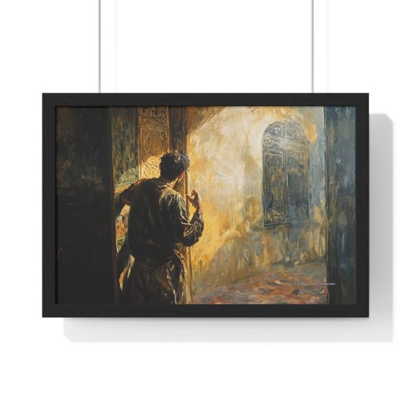 Framed Art Poster, Cozy Home Decor, Spiritual Wall Art, Elegant Gift for Art Lovers, Modern Artwork for Living Room