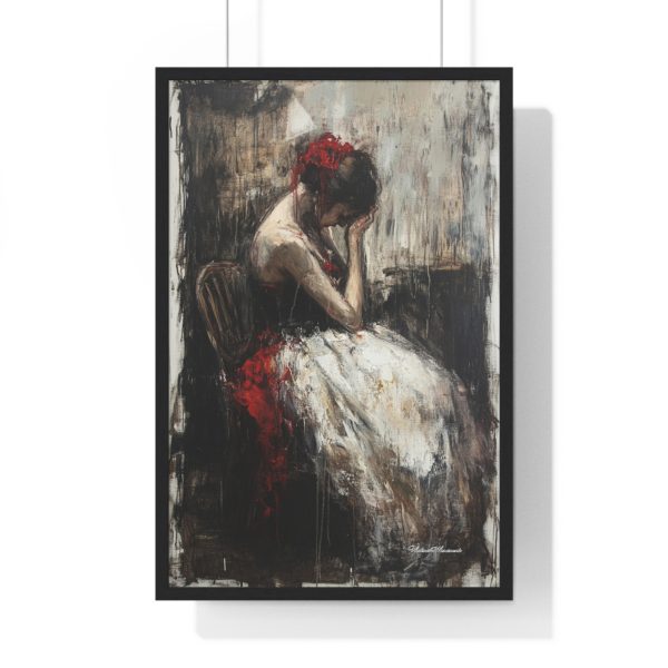 Elegant Emotional Art Print, Framed Wall Decor, Feminine Fine Art, Living Room Aesthetic, Gift for Art Lovers - Image 7