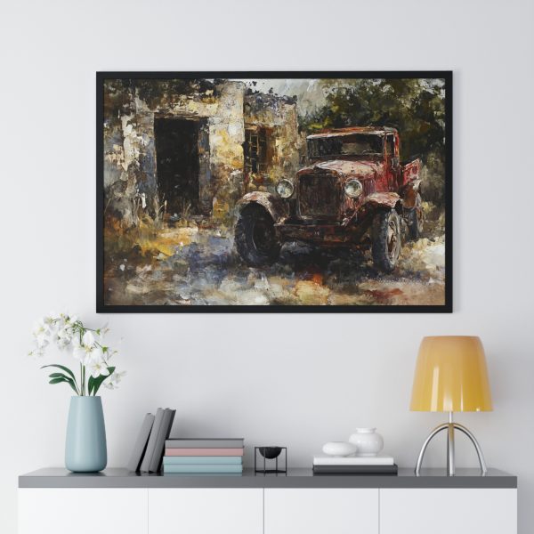 Rustic Vintage Truck Art Print | Farmhouse Decor, Wall Art, Gift for Car Lovers, Country Chic Decorating, Retro Home Accent - Image 8
