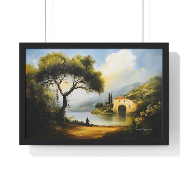 Scenic Landscape Framed Poster, Nature Wall Art, Home Decor Print, Gift for Nature Lovers, Relaxing Art for Living Room