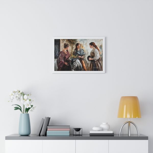 Framed Art Print, Elegant Wall Decor, Home Aesthetic, Gift for Her, Vintage Style Art - Image 5