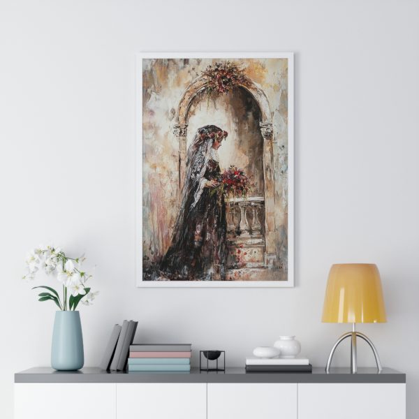Elegant Wedding Vertical Framed Poster, Bridal Art Print, Home Decor, Wall Art, Romantic Gift, Wedding Decor - Image 11