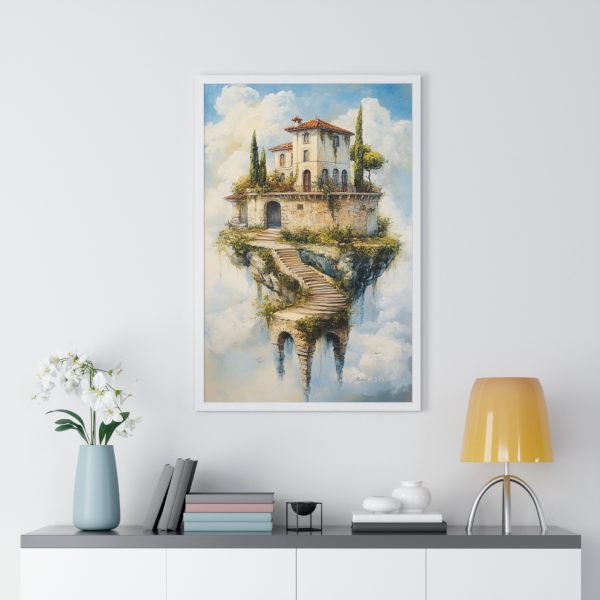 Dreamy Vertical Framed Poster, Fantasy Wall Art, Home Decor, Gift for Art Lovers, Dream House Print - Image 11