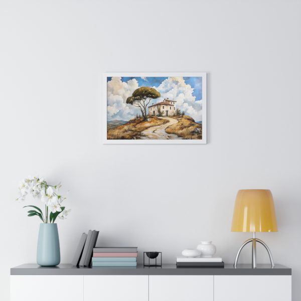 Rustic Landscape Art Print, Framed Wall Decor, Home Decoration, Gift for Nature Lovers, Housewarming Present, Italian Villa Poster - Image 5