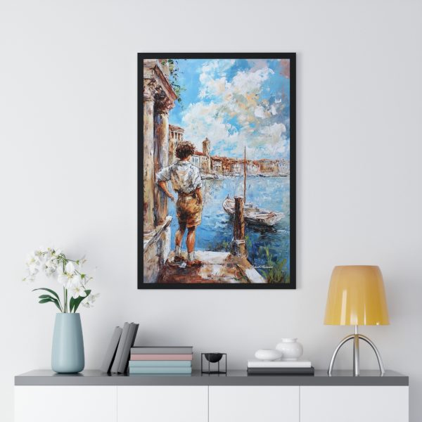 Scenic Wall Art Poster, Nautical Decor, Coastal Artwork, Beach House Decoration, Gift for Art Lovers, Framed Canvas Print - Image 8