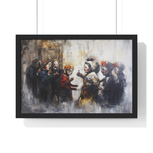 Artistic Framed Wall Poster - Unique Decorative Artwork for Home, Office, Gift, Living Room, Art Lover