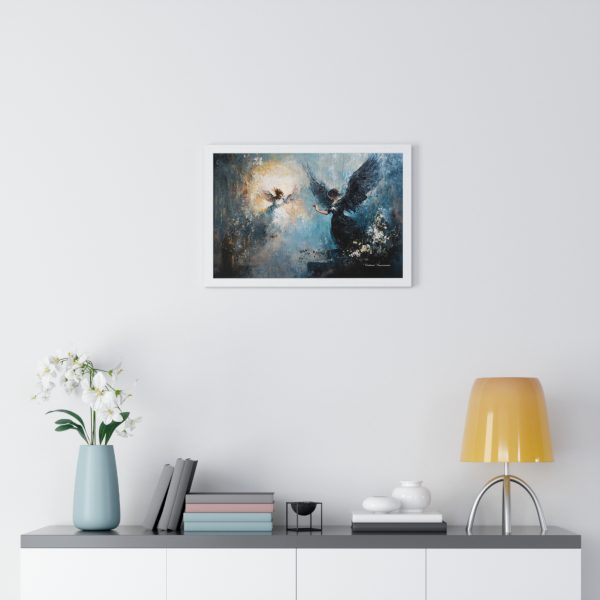 Angelic Serenity Framed Poster - Ethereal Home Decor, Inspirational Wall Art, Gift for Spiritual Occasion, Angel Art, Peaceful Decor - Image 5