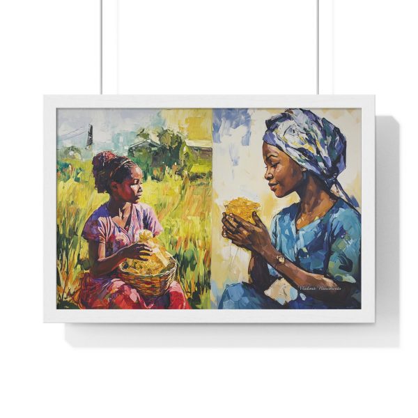 Cultural Celebration Framed Poster, African Art Wall Decor, Kitchen Wall Art, Home Decor, Gift for Her - Image 4
