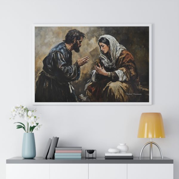 Framed Art Print - Emotional Biblical Scene, Wall Decor, Christian Home Decor, Religious Gift, Office Art - Image 11