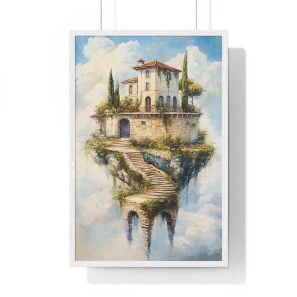Dreamy Vertical Framed Poster, Fantasy Wall Art, Home Decor, Gift for Art Lovers, Dream House Print - Image 10