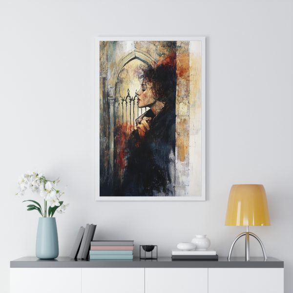 Artistic Vertical Framed Poster - Portrait Wall Decor, Home Aesthetic, Unique Gift for Art Lovers, Modern Art - Image 11