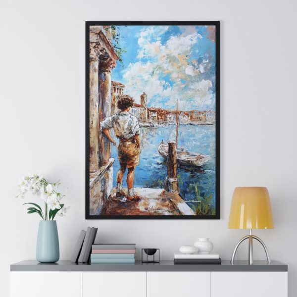 Scenic Wall Art Poster, Nautical Decor, Coastal Artwork, Beach House Decoration, Gift for Art Lovers, Framed Canvas Print - Image 2